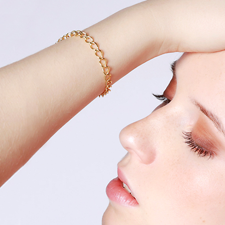 pulsera plata lisa